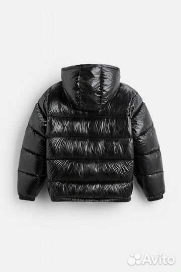 Пуховик Zara moncler puffer jacket с коробкой