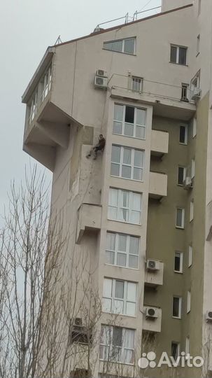 Черноморское высотные работы. утепление фасадов