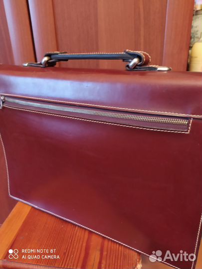 Мужской кожаный портфель