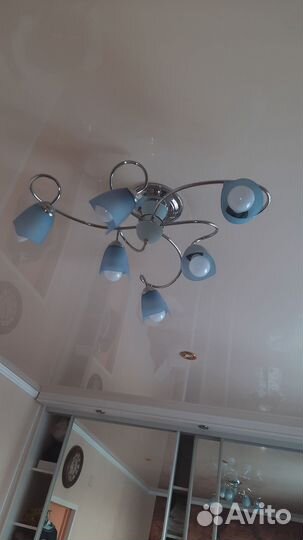 Люстра бу потолочная
