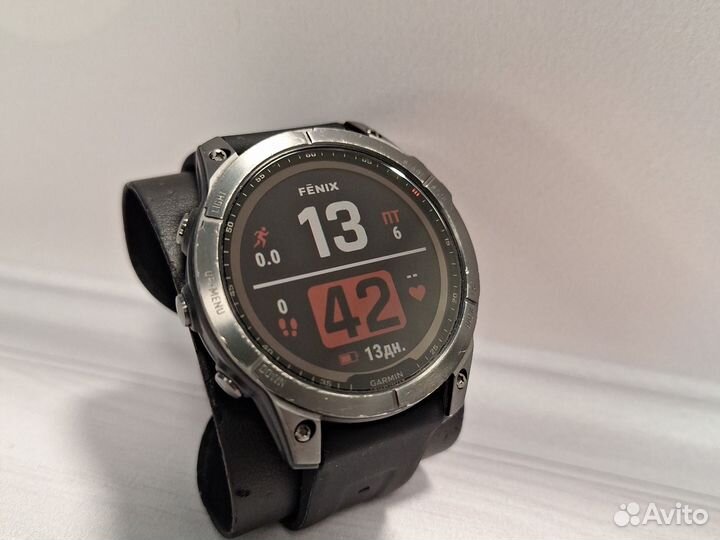 Часы Garmin Fenix 7 Sapphire Solar Titanium DLC