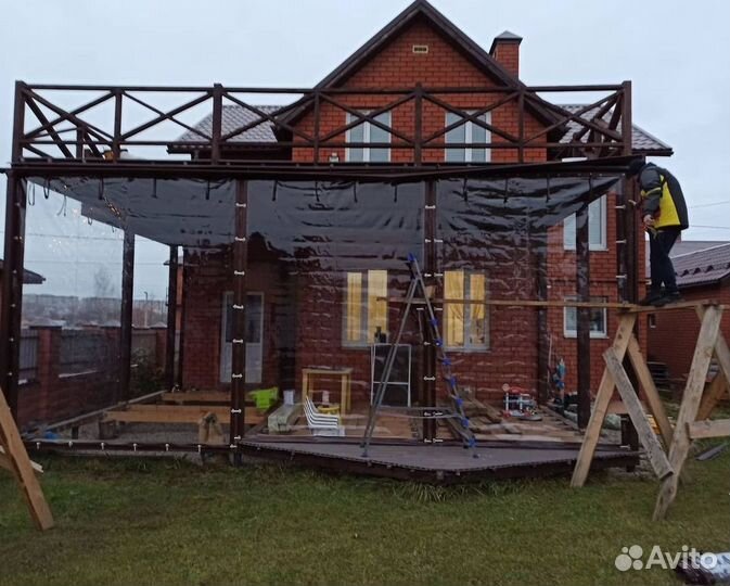 Мягкие окна на веранду