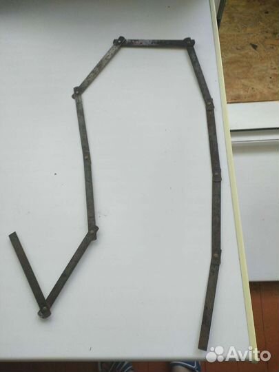 Метр складной металлический