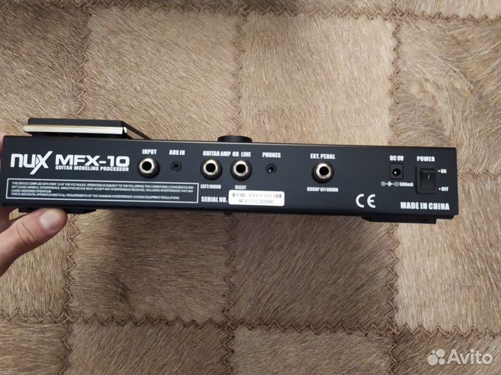 Гитарный процессор NUX-MFX-10