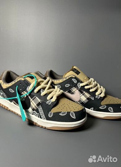 Кроссовки Nike SB dunk low x Cactus Jack Люкс