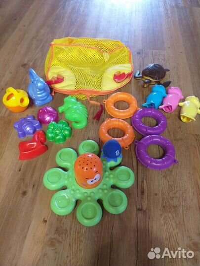 Детские игрушки для ванной и песочницы