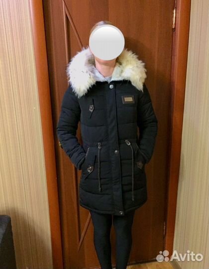 Пальто зимнее 42/44 бу