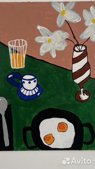 Картина акрил грунтованый картон