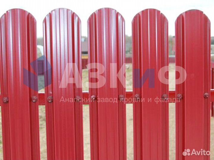 Штакетник металлический от изготовителя