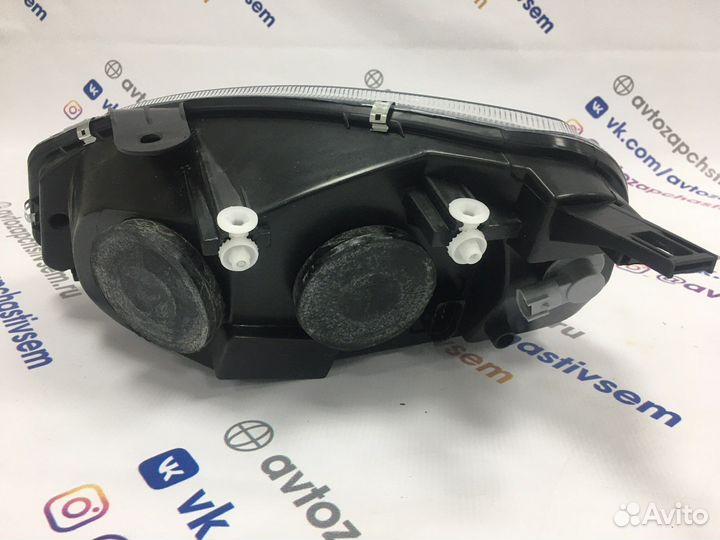 Фары калина 1 черная маска комплект гарантия