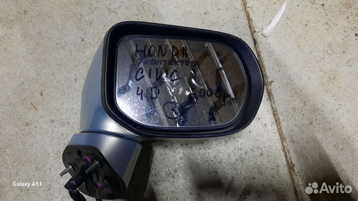 Правое зеркало заднего вида Honda civic 4d