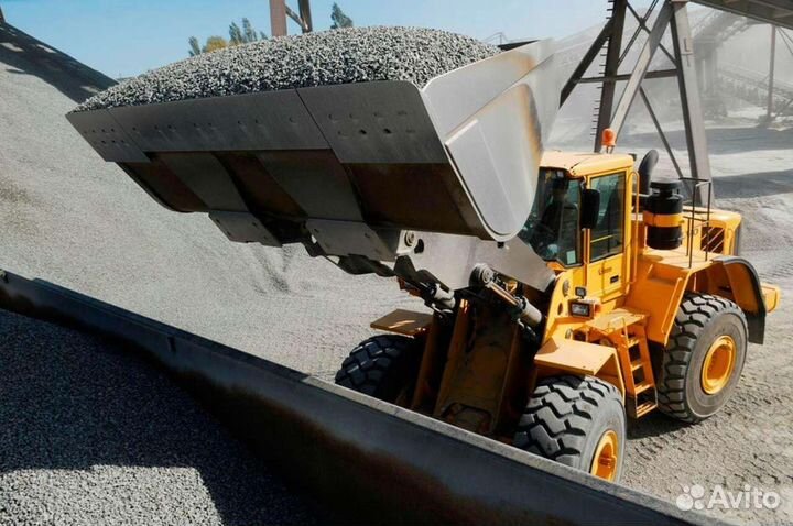 Щебень, гравий с доставкой от 1 куба (1230)