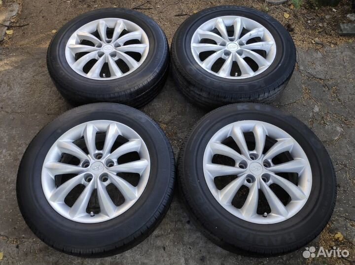 Колеса r17 5/114.3 hyundai ориг лето