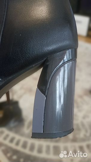 Ботильоны зимние кожа 39