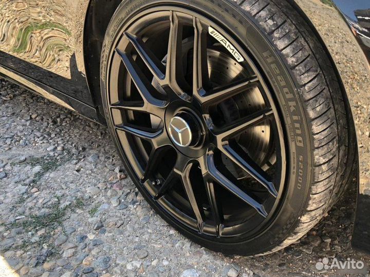 Антихром обода дисков Mercedes 63 AMG