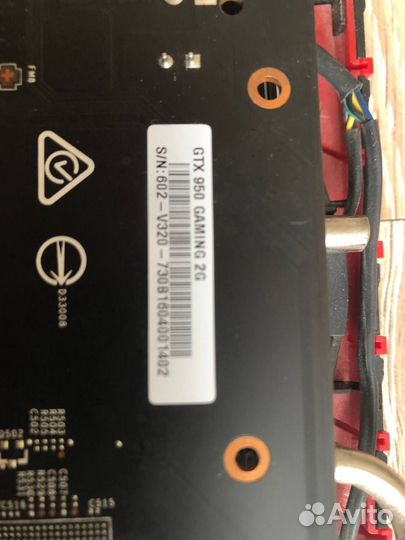 Видеокарта GTX 950 2gb