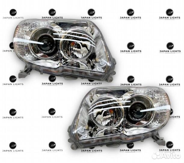 Фары линзовые светлые передние Toyota Hilux Surf