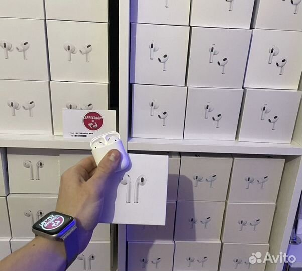 Наушники apple airpods аирподс