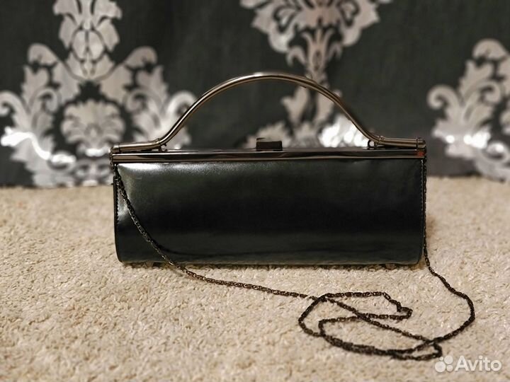 Сумка клатч натуральная кожа женская