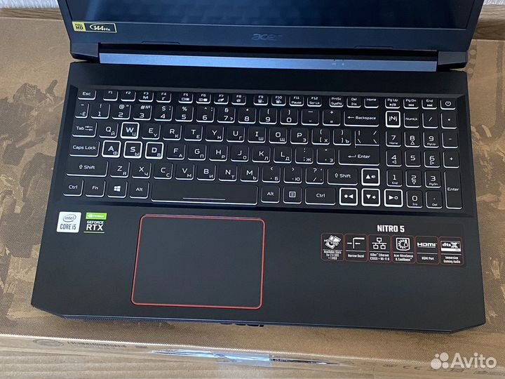 Ноутбук Acer Nitro 5 i5 10300H 8Gb RTX 3060