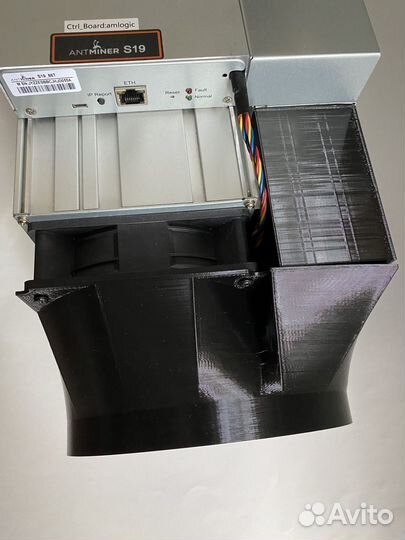 Фланец для antminer на вдув + блок питания
