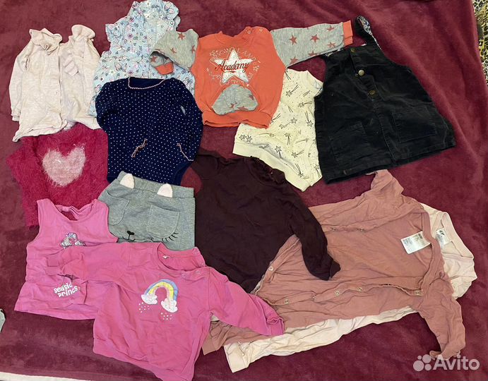 Одежда для девочки пакетом 80