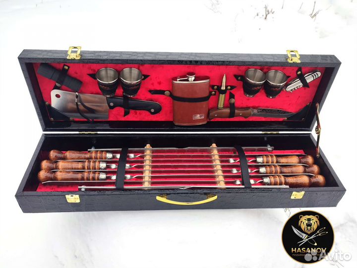 Подарочный Набор для мужчин Шашлычный набор