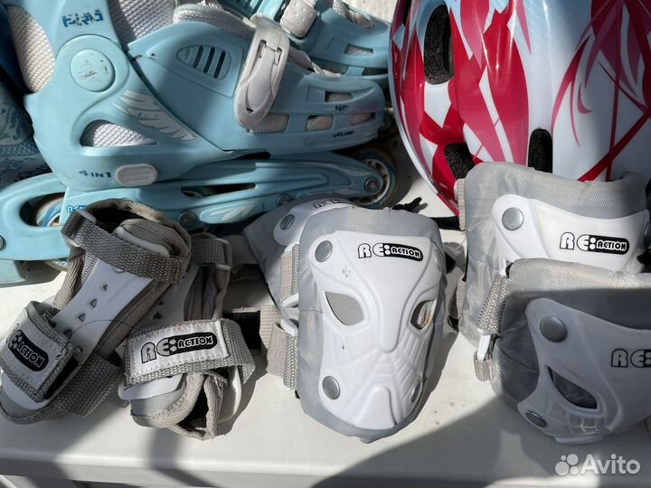 Ролики раздвижные 32-35 полный комплект