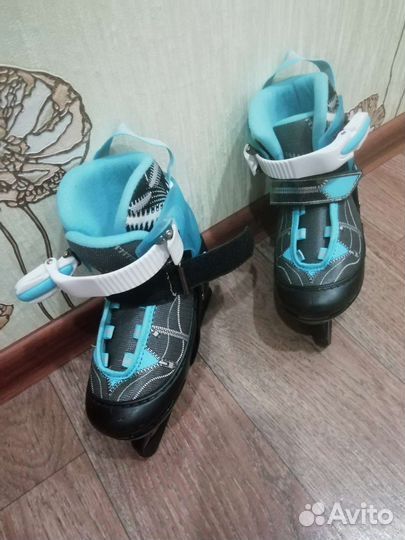 Коньки детские раздвижные 26-29