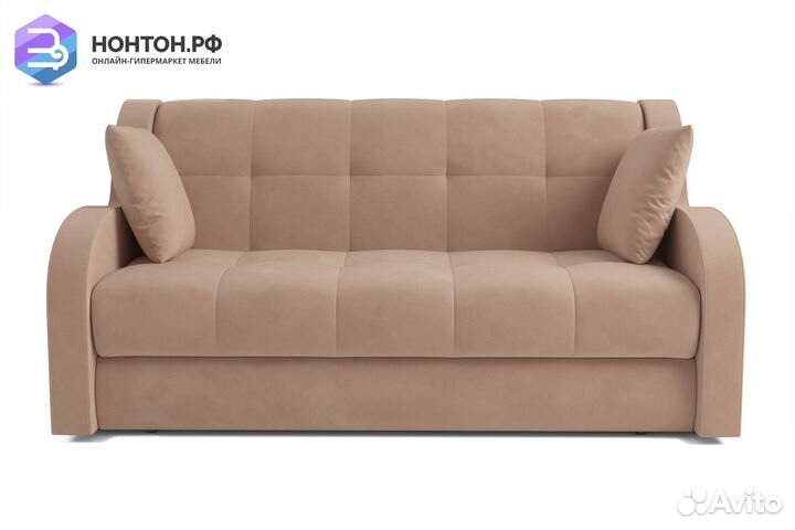 Диван аккордеон Барон велюр бежевый