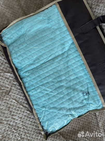 Плед покрывало пушистое бирюза 200*220