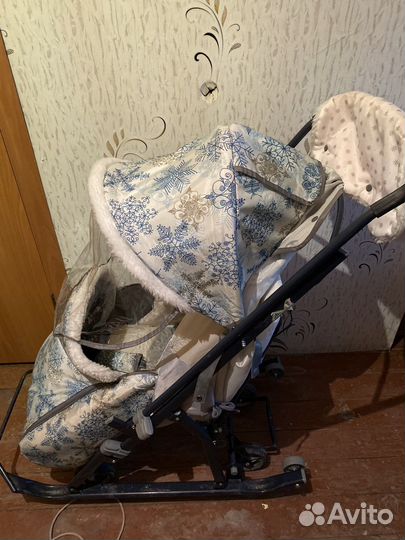 Коляска санки