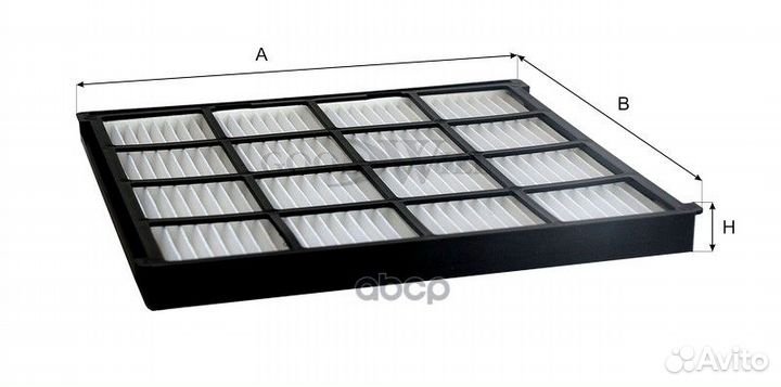 Фильтр салона hyundai solaris 10/KIA RIO IV 11