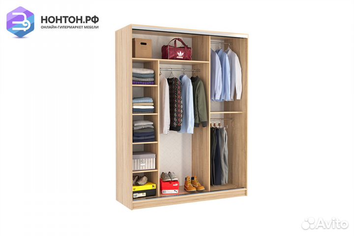 Шкаф-купе Бассо 7-600 19 дуб сонома