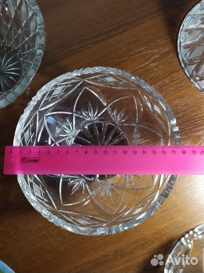 Салатник хрусталь СССР