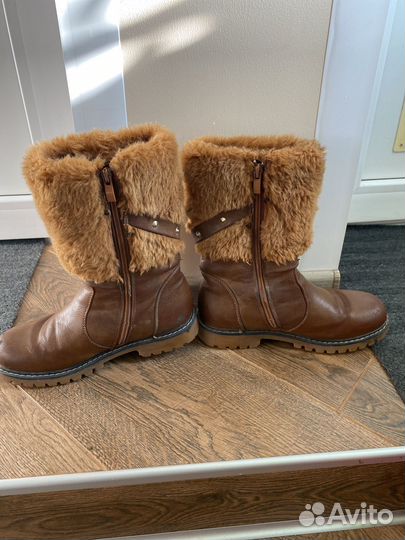Сапоги для девочки зимние 35 размер