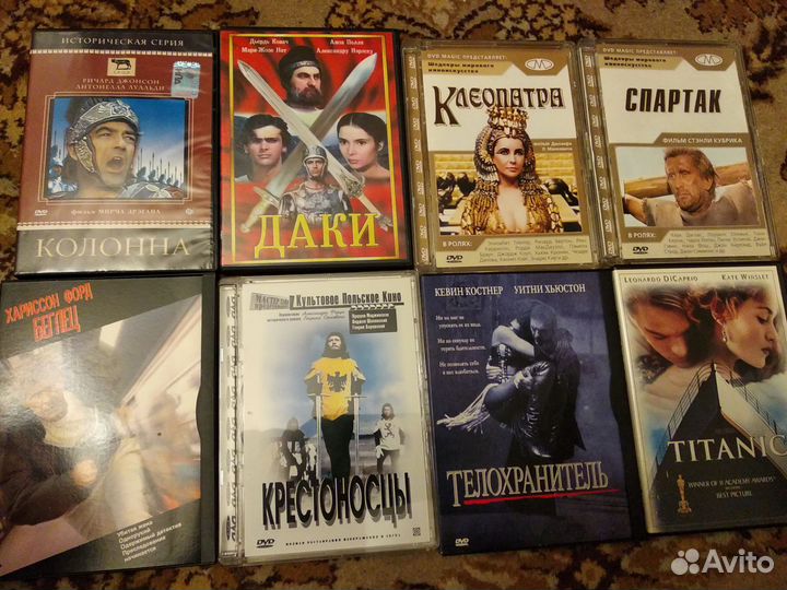 32 DVD диска фильмы иностранные Боевики Классика