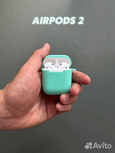 Наушники AirPods 2 Premium (чехол, гарантия)
