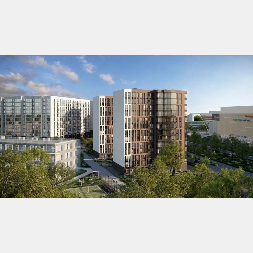 1-к. квартира, 45,3 м², 7/13 эт.