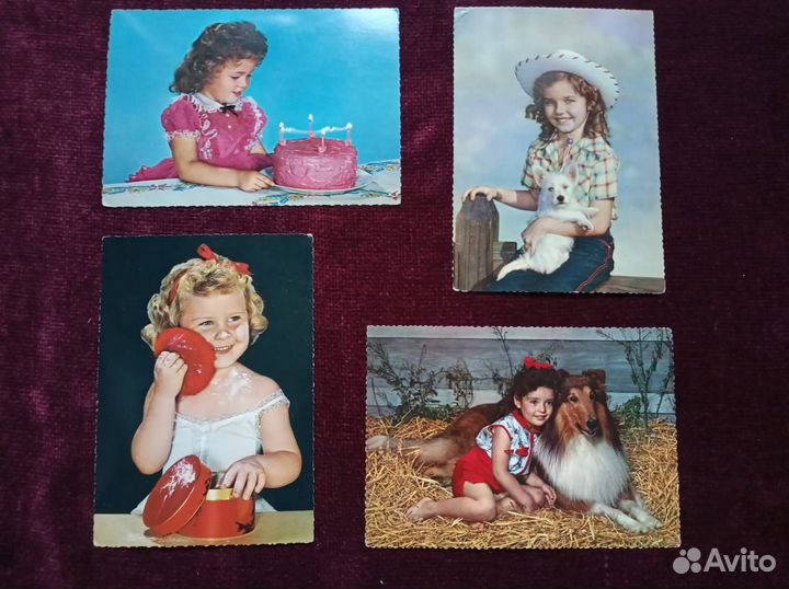 Открытки детей и немецкий словарь