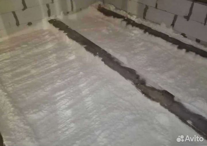 Утепление мансарды дома пенополиуретаном (ППУ)