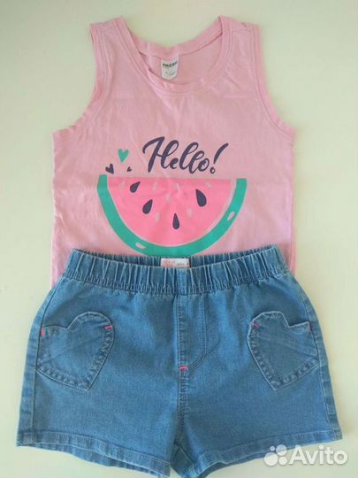 Шорты+ майка 116р