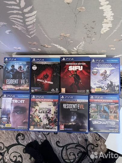 Диски игры для ps4