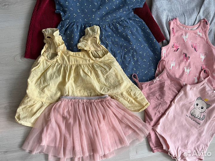 Вещи пакетом для девочки 80 86 zara hm