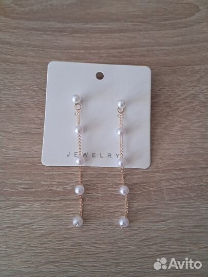 Серьги новые