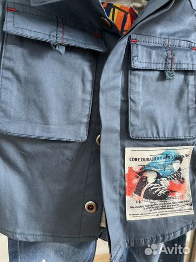 Детский комплект с джинсами для мальчика