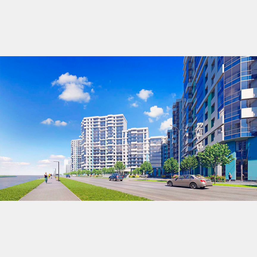 2-к. квартира, 57 м², 2/20 эт.