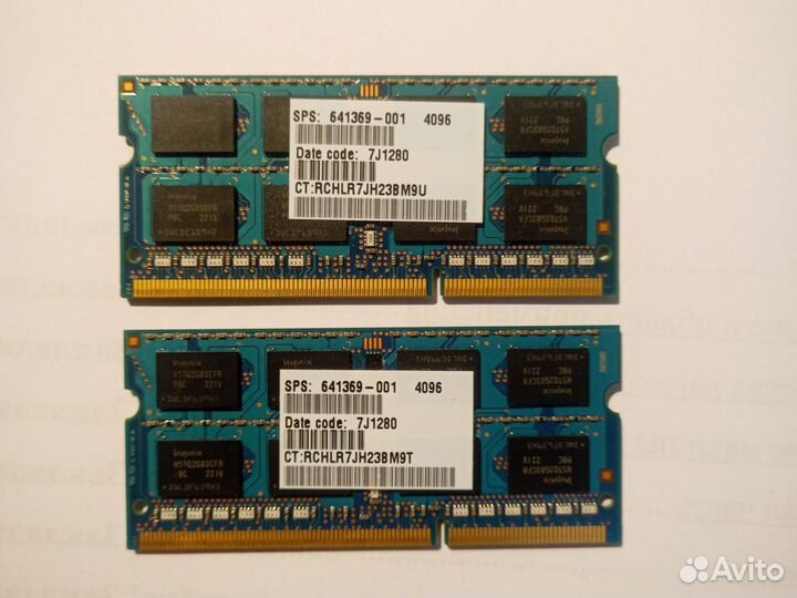 Память DDR3 4+4Гб