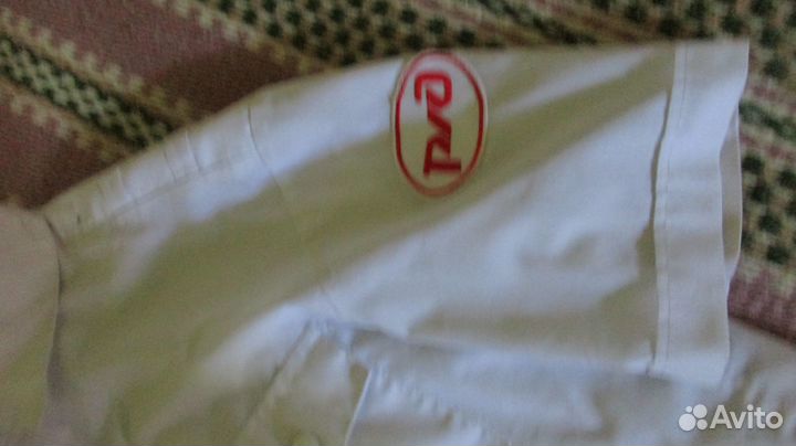 Мужская рубашка белая 48