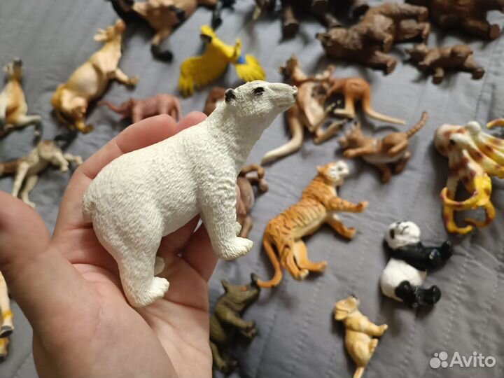 Игрушки пакетом, фигурки животных 30 штук
